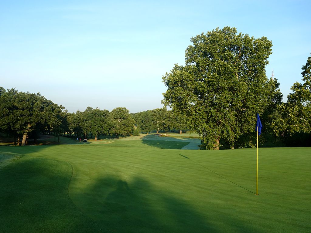 3rd Hole at Lincoln Park Golf Course (West) (380 Yard Par 4)
